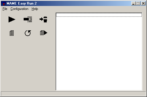 Tela Inicial do MAMMAME Easy Run 2 Initial Screen